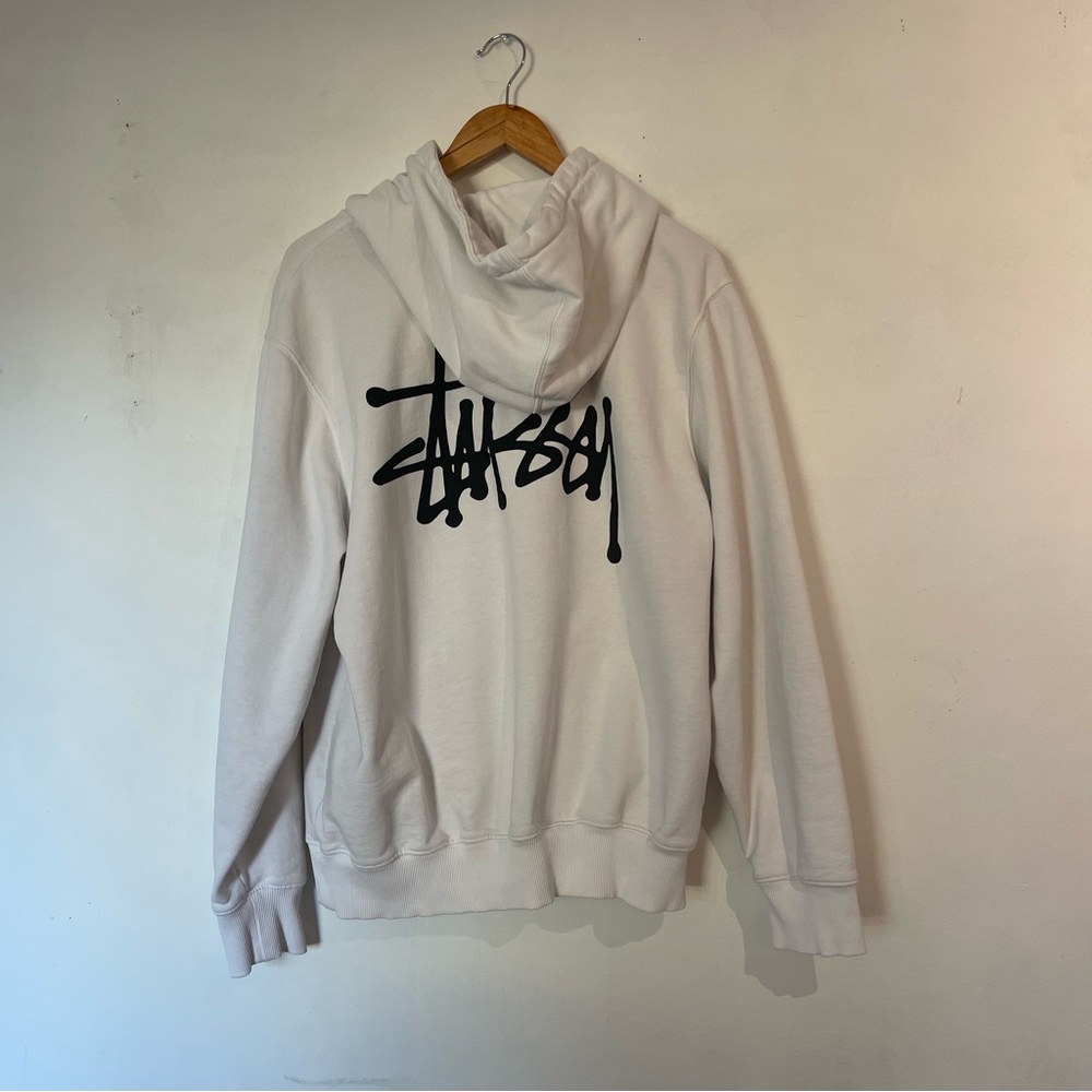 Stussy White Hoodie